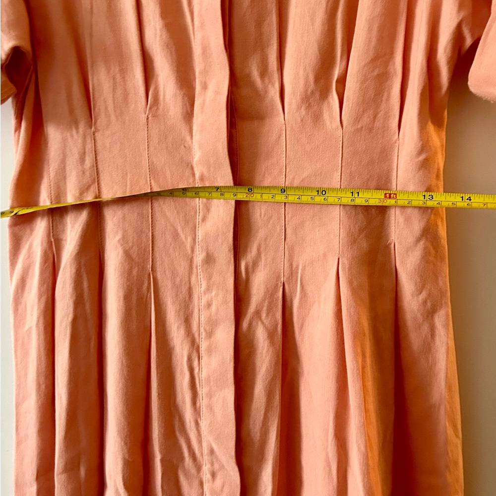 Veronica Beard Peach Midi Dress - Picture 9 of 9
